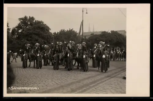 AK Wien, X. Deutsches Bundes Sängerfest, Sängerfestzug