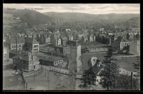 AK Siegen, Totalansicht mit Hüttental