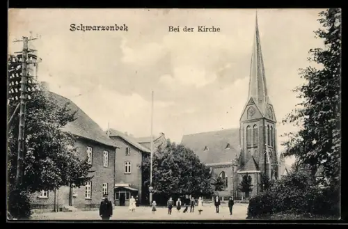 AK Schwarzenbek, Partie bei der Kirche