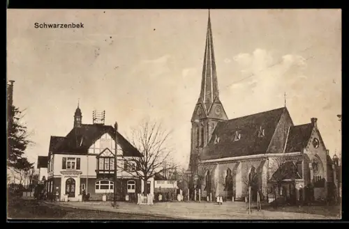AK Schwarzenbek, Partie an der Kirche