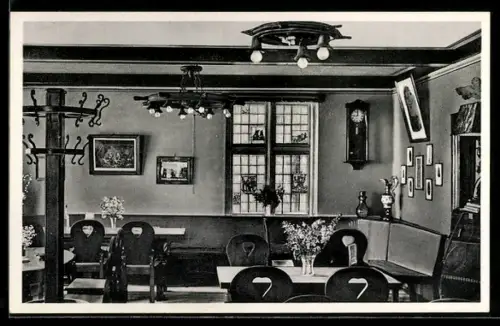 AK Kappeln a. d. Schlei, Gasthof Alter Ratskrug, Bes. Fritz Bock, Gästebereich