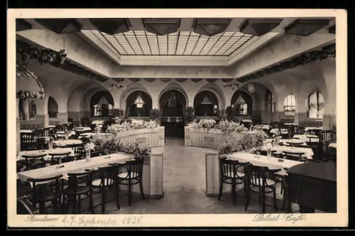 AK Bautzen, Palast-Café in der Kaiserstrasse 11, Inh. Anton Mundkowski