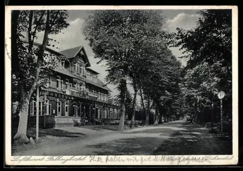 AK Fallingbostel, Partie am Hotel zum Böhmetal
