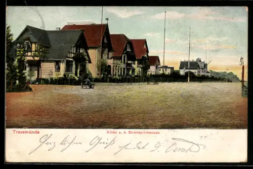 AK Travemünde, Villen a.d. Strandpromenade