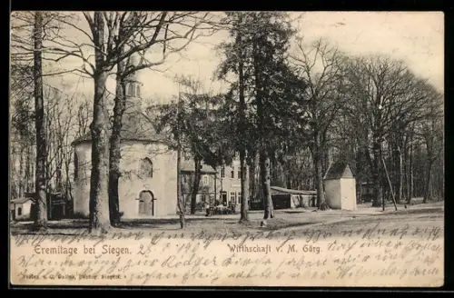 AK Siegen, Eremitage, Wirtschaft von W. Görg