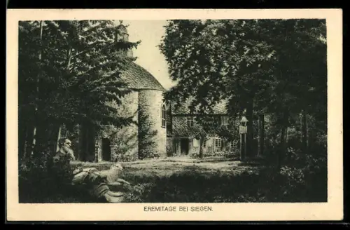 AK Siegen, Eremitage bei Siegen, Eremit