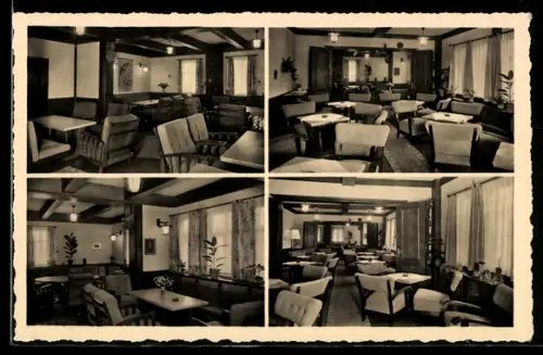 AK Schmücke /Thür. Wald, Clubräume des Erholungsheimes Schmücke