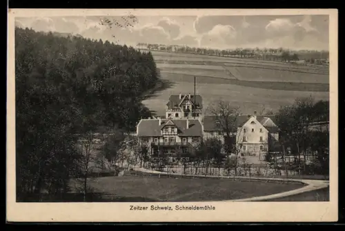 AK Breitenbach /Zeitz, Schneidemühle mit Umgebung