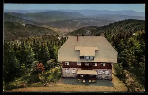 AK Hornisgrinde, Gasthof Hornisgrinde, Inh. Franz Maier, Schwarzwald