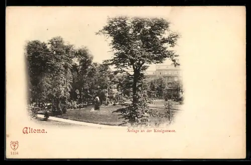 AK Hamburg-Altona, Anlage an der Königstrasse