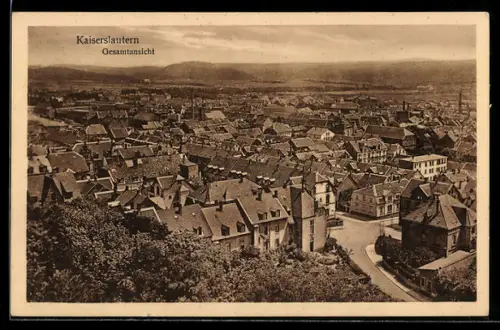 AK Kaiserslautern, Gesamtansicht der Stadt
