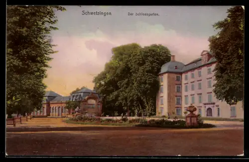 AK Schwetzingen, Der Schlossgarten
