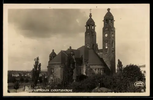 AK Dresden-Strehlen, Christuskirche