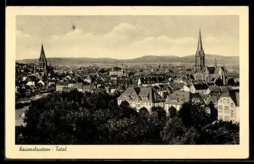 AK Kaiserslautern, Totalansicht der Stadt