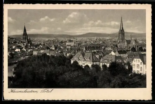 AK Kaiserslautern, Totalansicht aus der Vogelschau