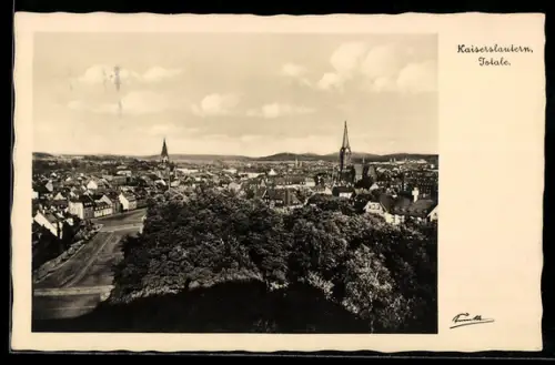AK Kaiserslautern, Totale aus der Vogelschau