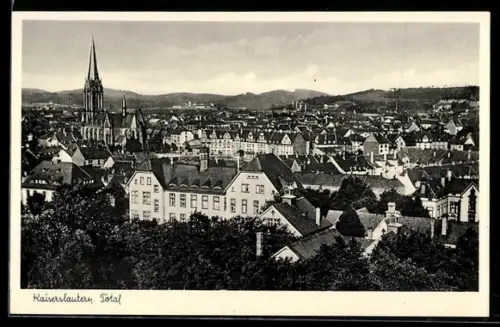AK Kaiserslautern, Totalansicht mit Kirche