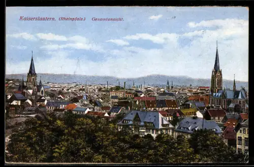 AK Kaiserslautern /Rheinpfalz, Gesamtansicht