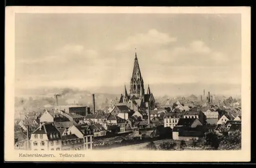 AK Kaiserslautern, Teilansicht aus der Vogelschau