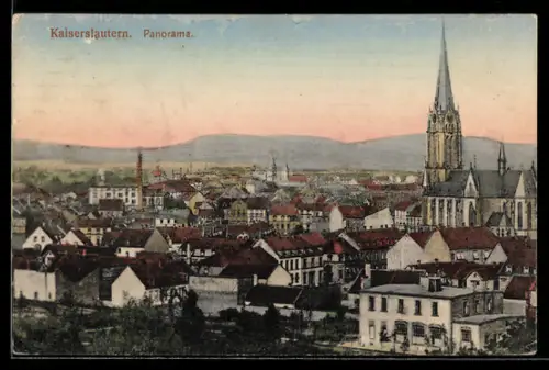AK Kaiserslautern, Stadtpanorama von oben