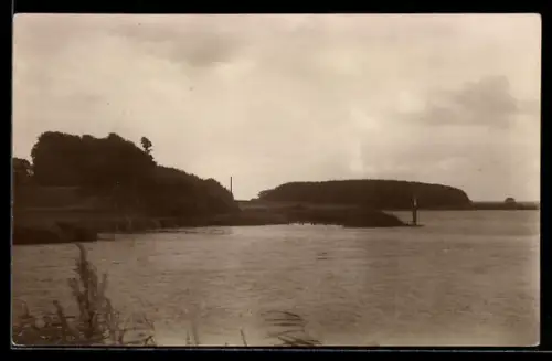 AK Kappeln an der Schlei, Gut Loitmark vom Wasser aus