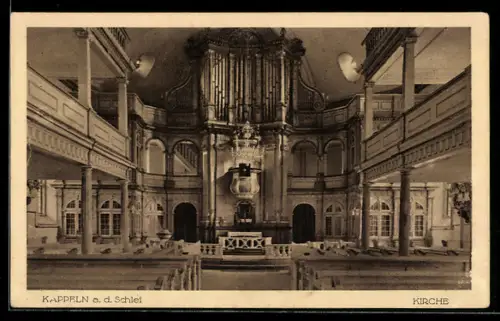 AK Kappeln a. d. Schlei, Kirche, Innenansicht