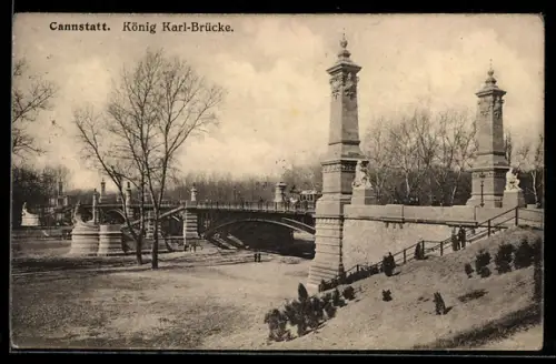 AK Cannstatt, König Karl-Brücke