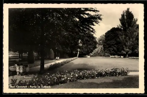 AK Bad-Cannstatt, Partie im Kurpark