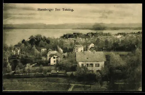 AK Tutzing /Starnberger See, Teilansicht