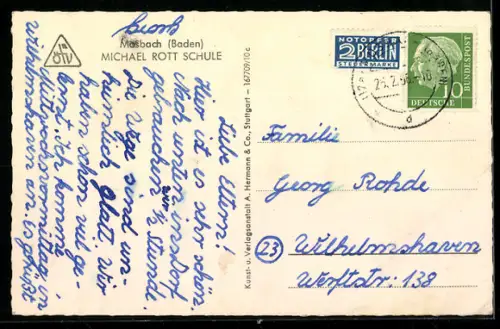 AK Mosbach /Baden, Michael Rott Schule