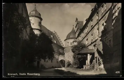 AK Kronach, Partie an der Veste Rosenberg