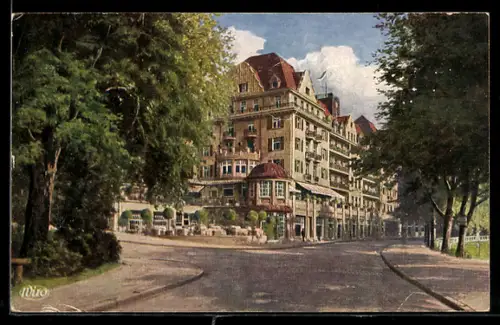 AK Bad Elster, Palast-Hotel Wettiner Hof