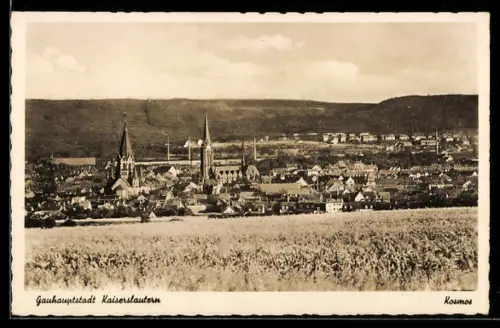 AK Kaiserslautern, Teilansicht mit Kirche