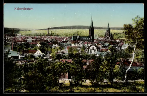 AK Kaiserslautern, Teilansicht mit Kirche
