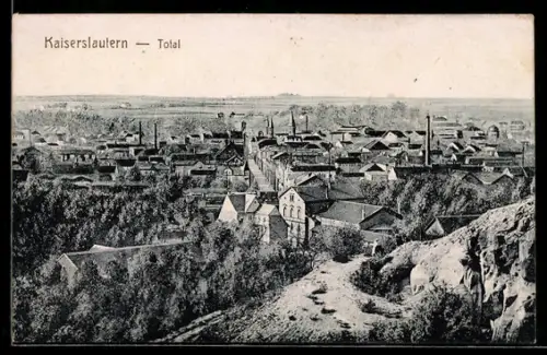 AK Kaiserslautern, Totalansicht mit Strassenpartie