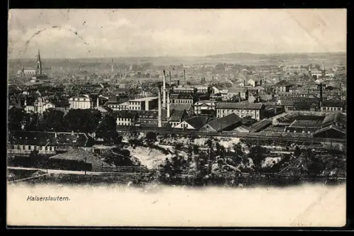 AK Kaiserslautern, Teilansicht mit Kirche