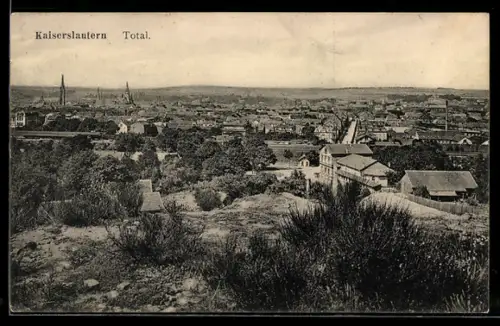AK Kaiserslautern, Totalansicht mit Strassenpartie
