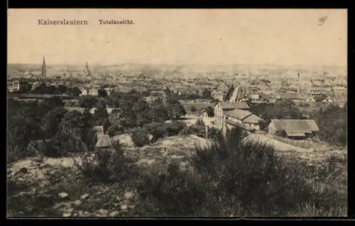 AK Kaiserslautern, Totalansicht mit Strassenpartie
