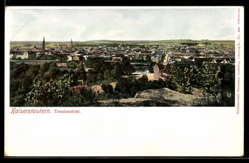 AK Kaiserslautern, Totalansicht mit Strassenpartie