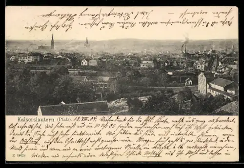 AK Kaiserslautern, Totalansicht mit Kirche