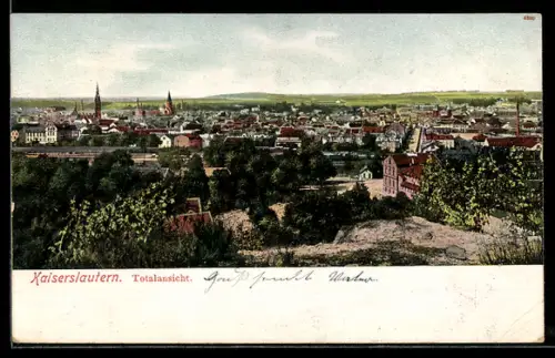 AK Kaiserslautern, Totalansicht mit Strassenpartie