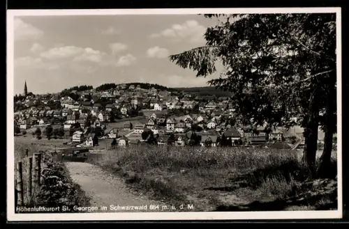 AK St. Georgen im Schwarzwald, Teilansicht