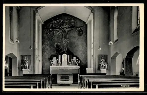 AK Borbeck /Essen-Frintrop, Franziskushaus, Innenansicht