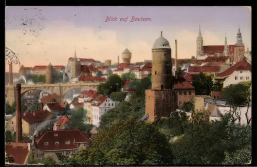 AK Bautzen, Totalansicht