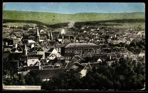 AK Kaiserslautern, Totalansicht mit Kirche