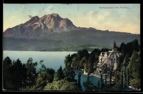 AK Hertenstein, Hotel mit Pilatus