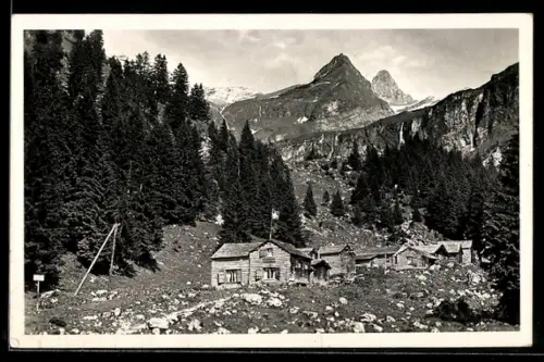 AK Klöntal, Käsern am Glärnisch, Gubsers Ferienhütten