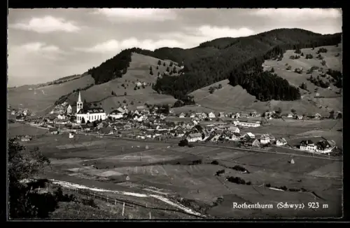 AK Rothenthurm, Teilansicht mit Kirche