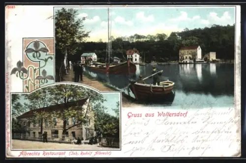 AK Woltersdorf, Albrechts Restaurant, Inh. Rudolf Albrecht, Flusspartie