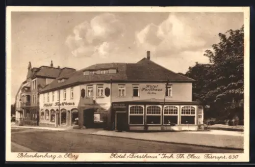 AK Blankenburg, Hotel Forsthaus
